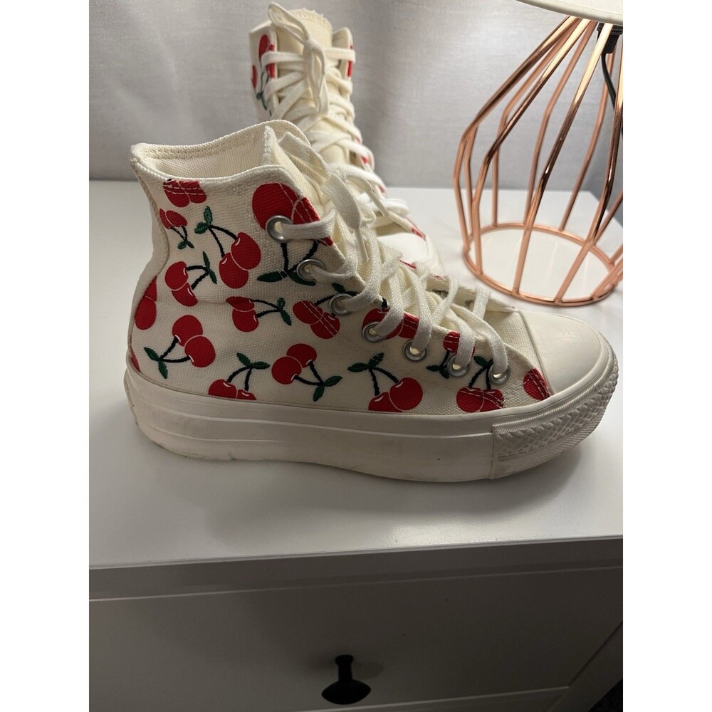 Converse Chuck Taylor All Star Lift Cherries Platform High Top Womens 5 A08096C